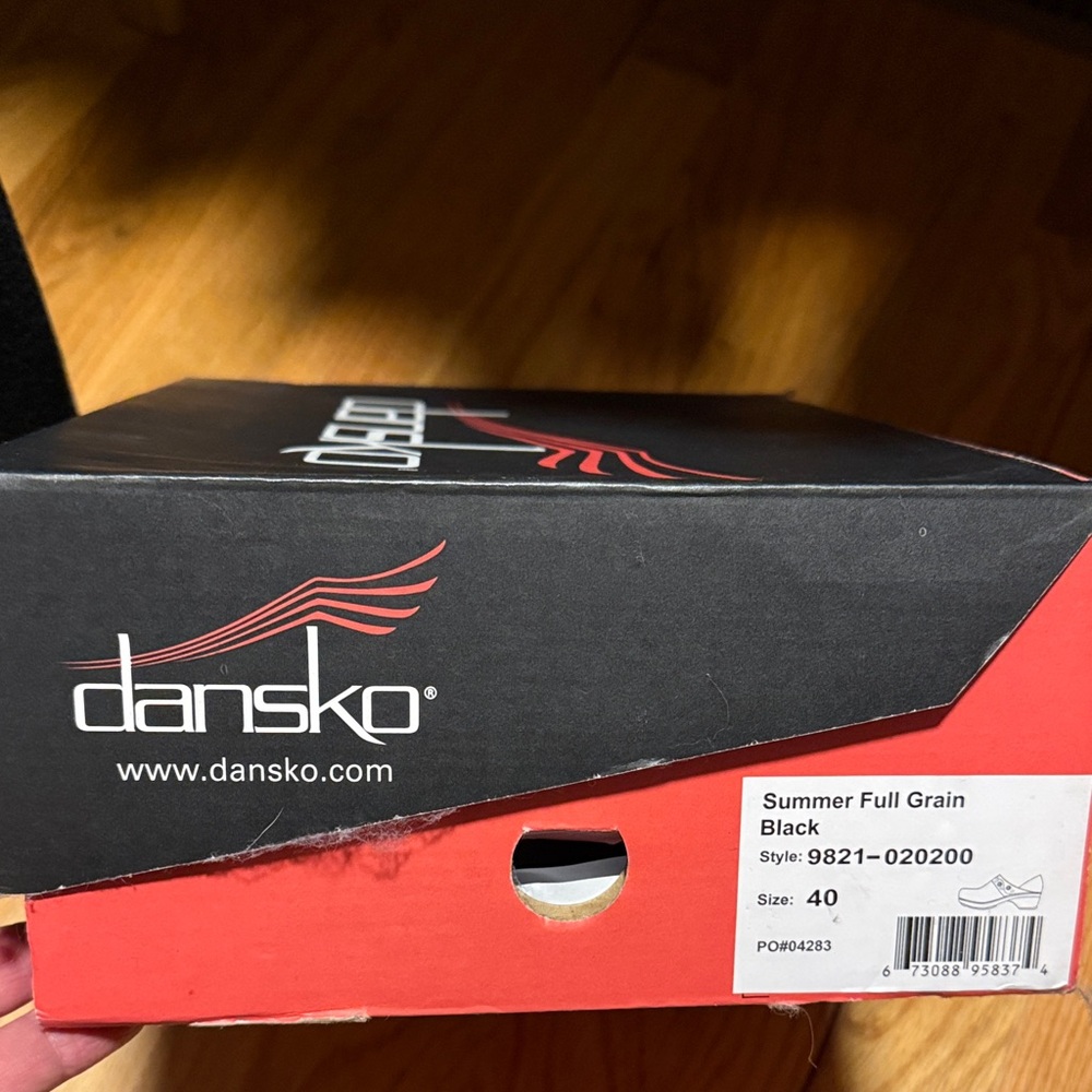 Dansko Black Full Grain Shoes